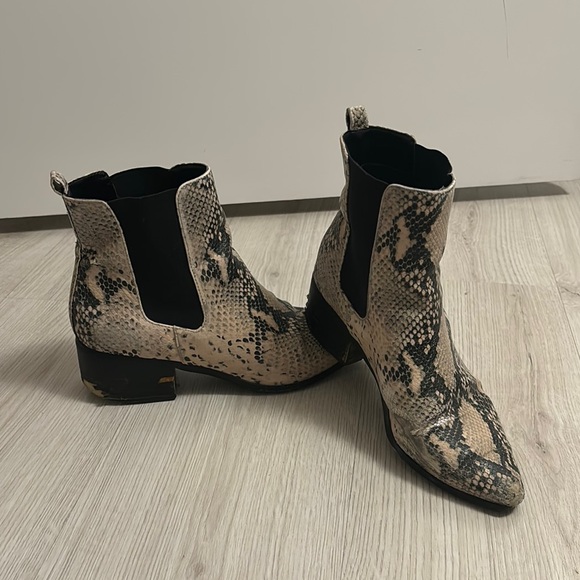 Snakeskin Ankle Boots - Picture 4 of 6